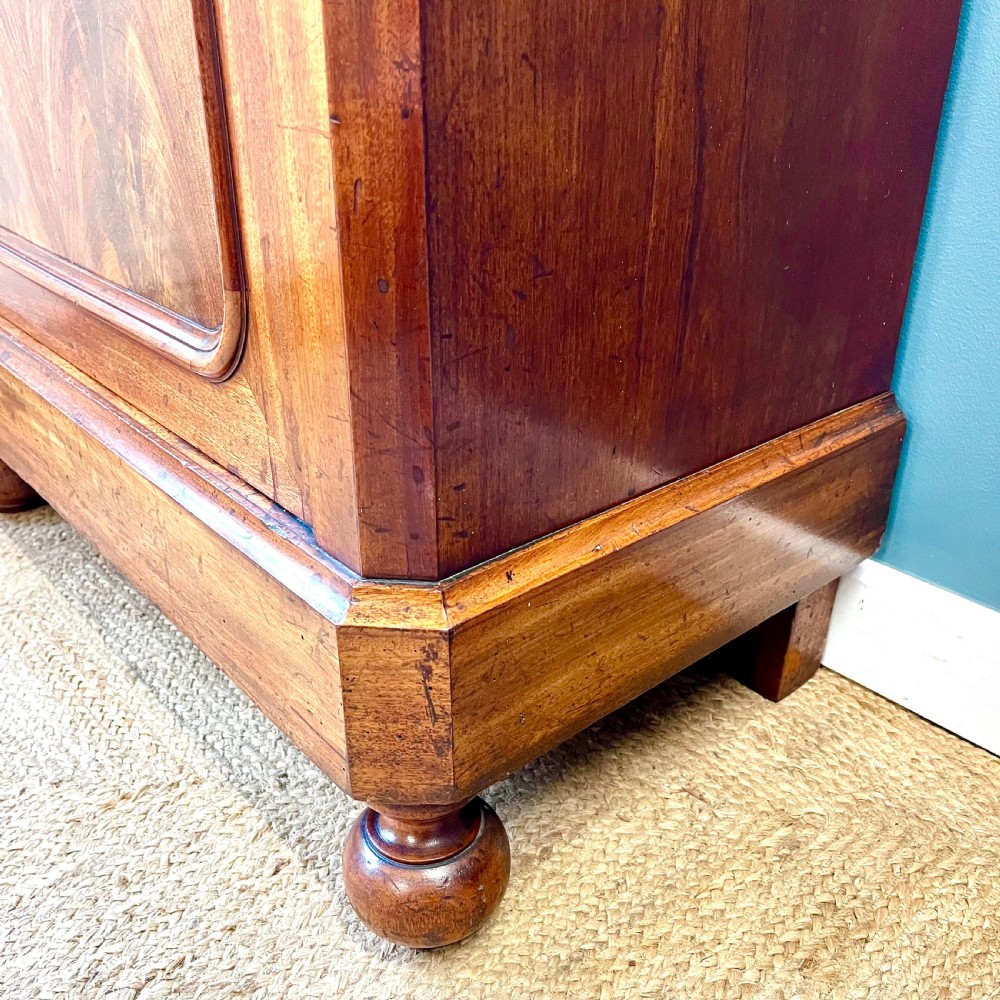 19th century mahogany glazed cupboard  View VII