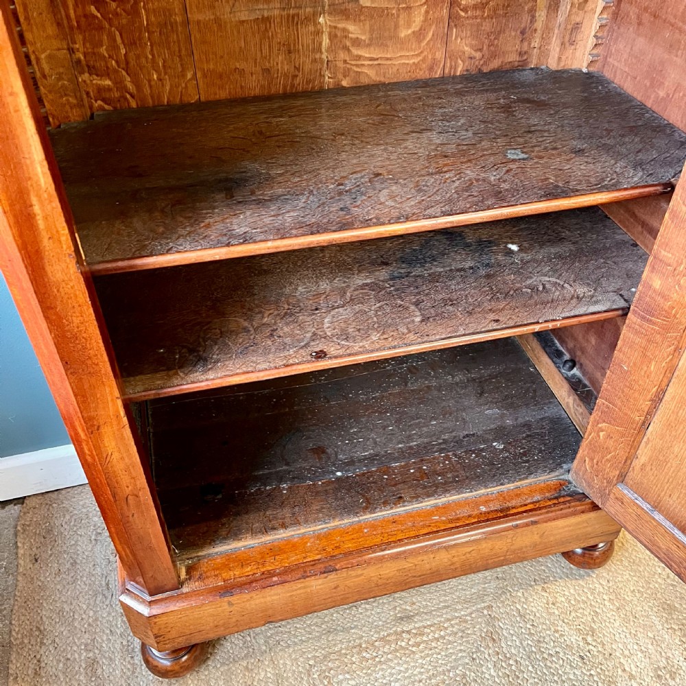 19th century mahogany glazed cupboard  View XIII