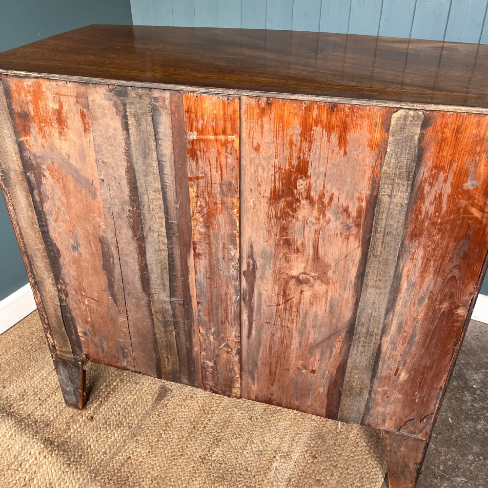 Regency mahogany bow front chest of drawers  View VIII