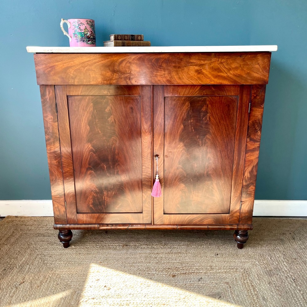19th century mahogany cupboard  View II