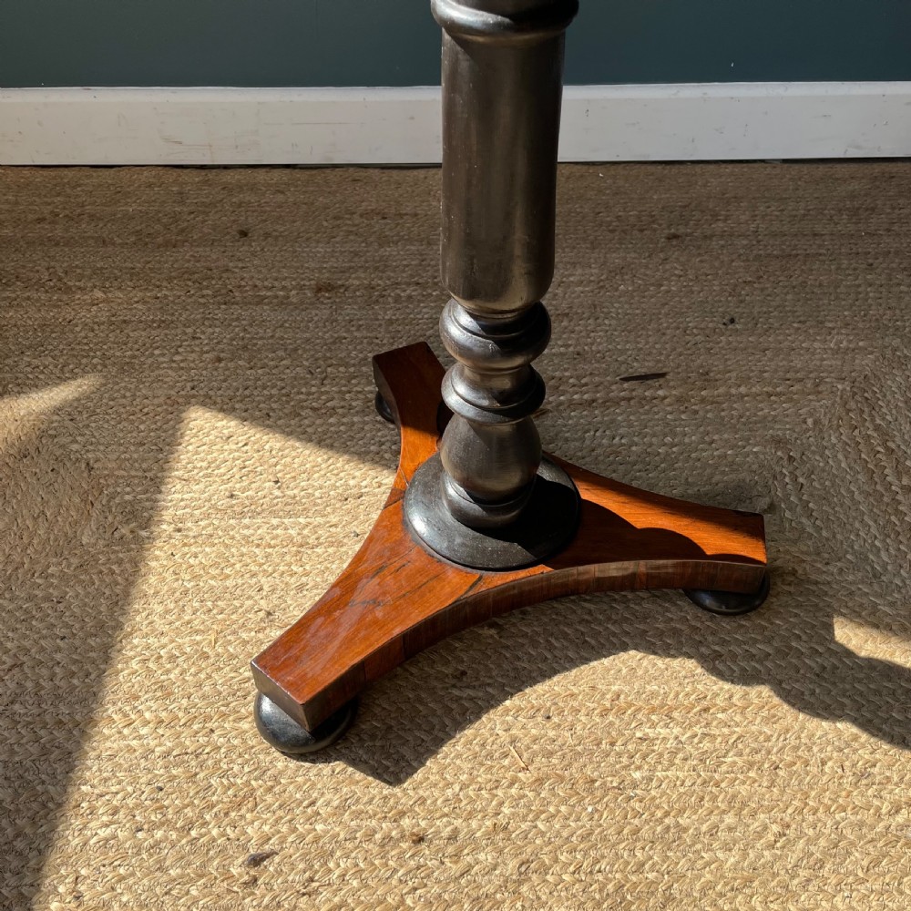 19th century rosewood occasional table  View IV