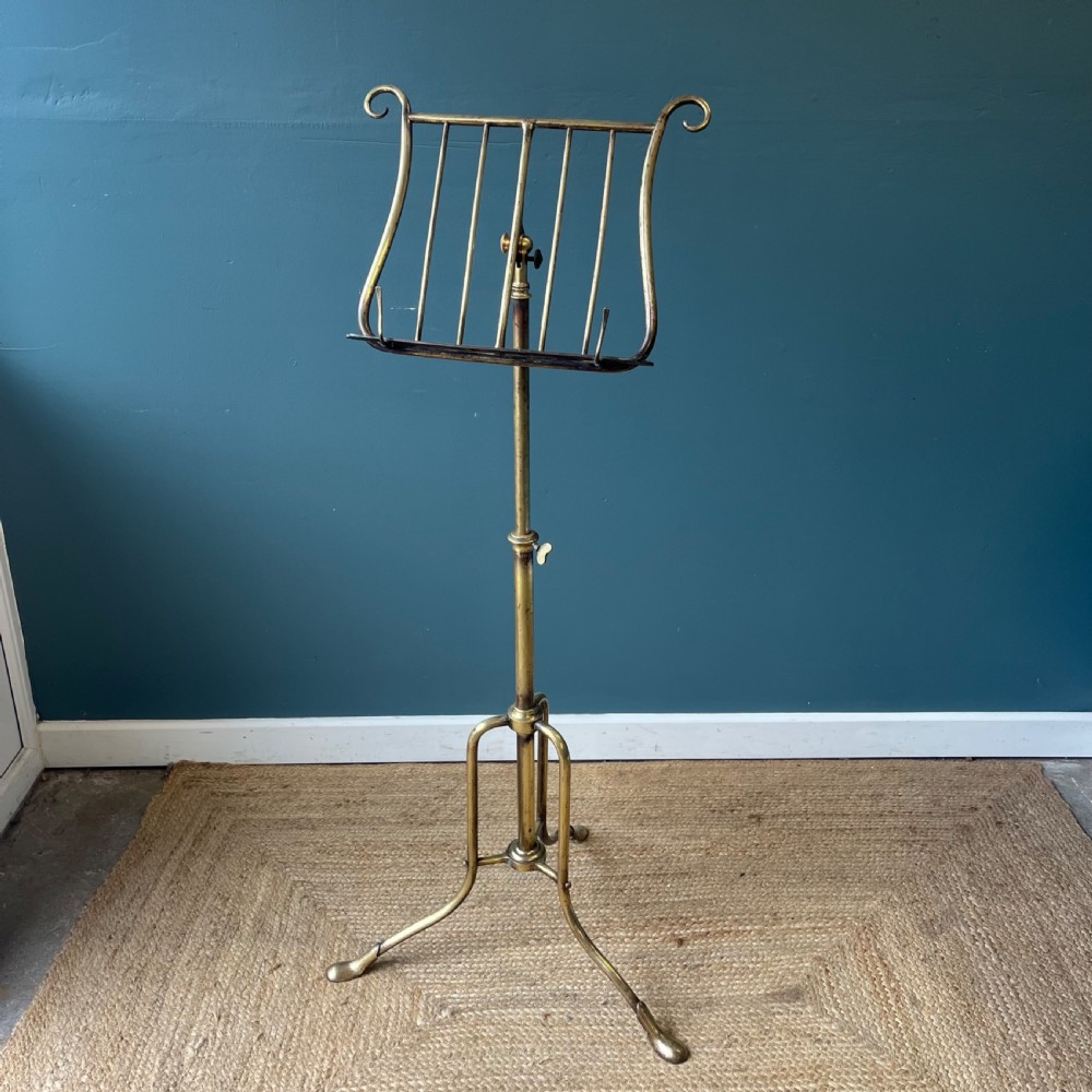 19th century brass music stand