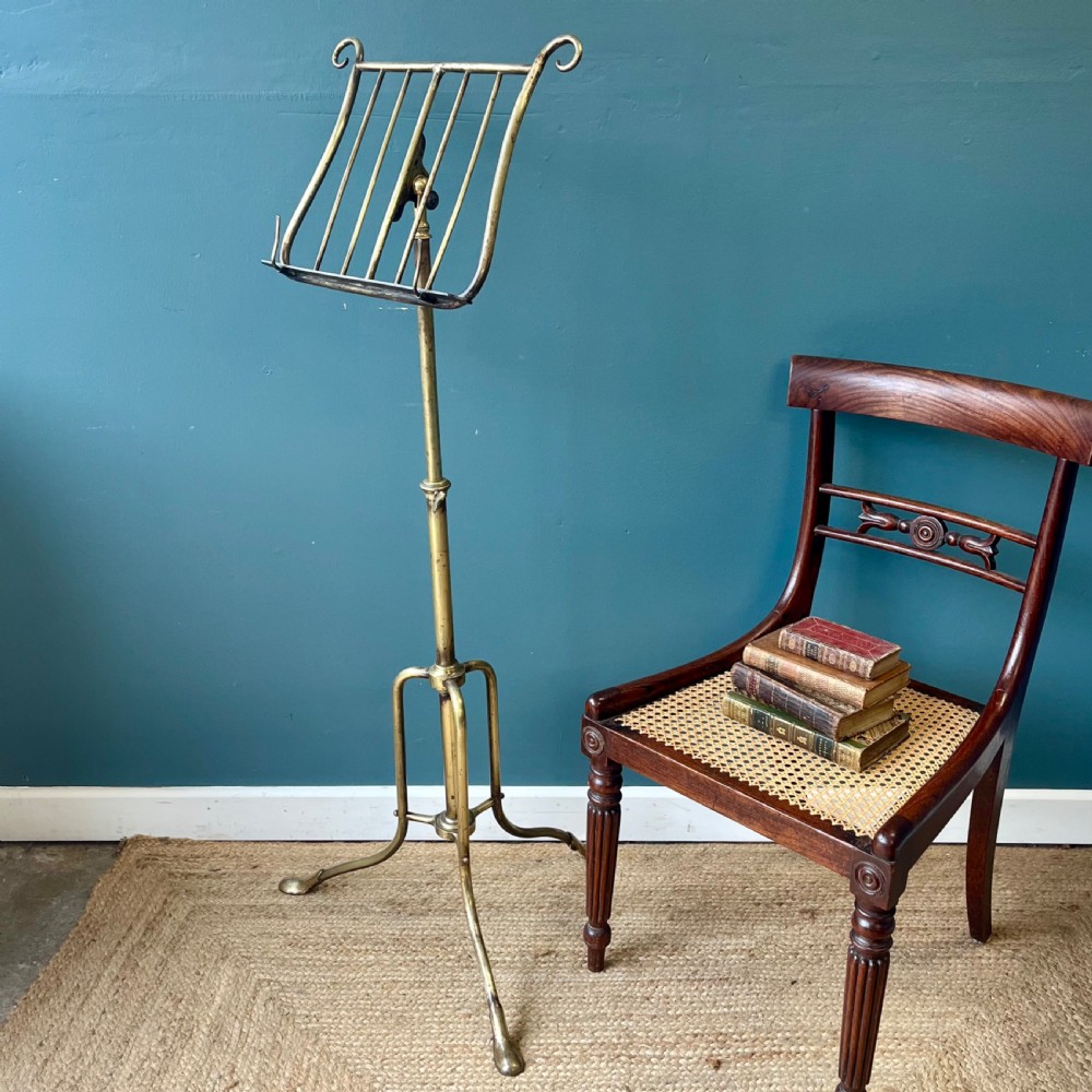 19th century brass music stand View III