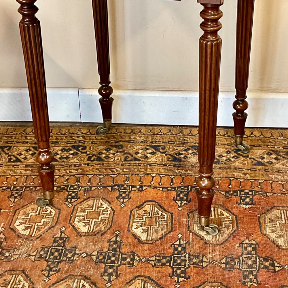 19th century mahogany pembroke style side table View V
