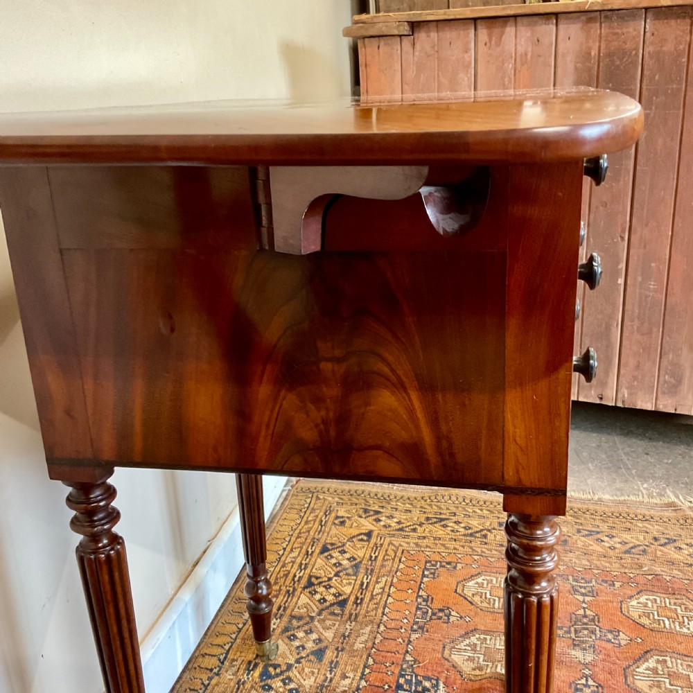 19th century mahogany pembroke style side table View VIII