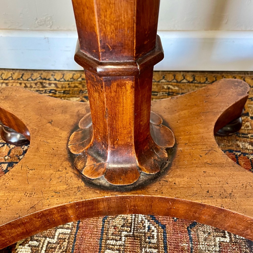 19th century mahogany side table View IX