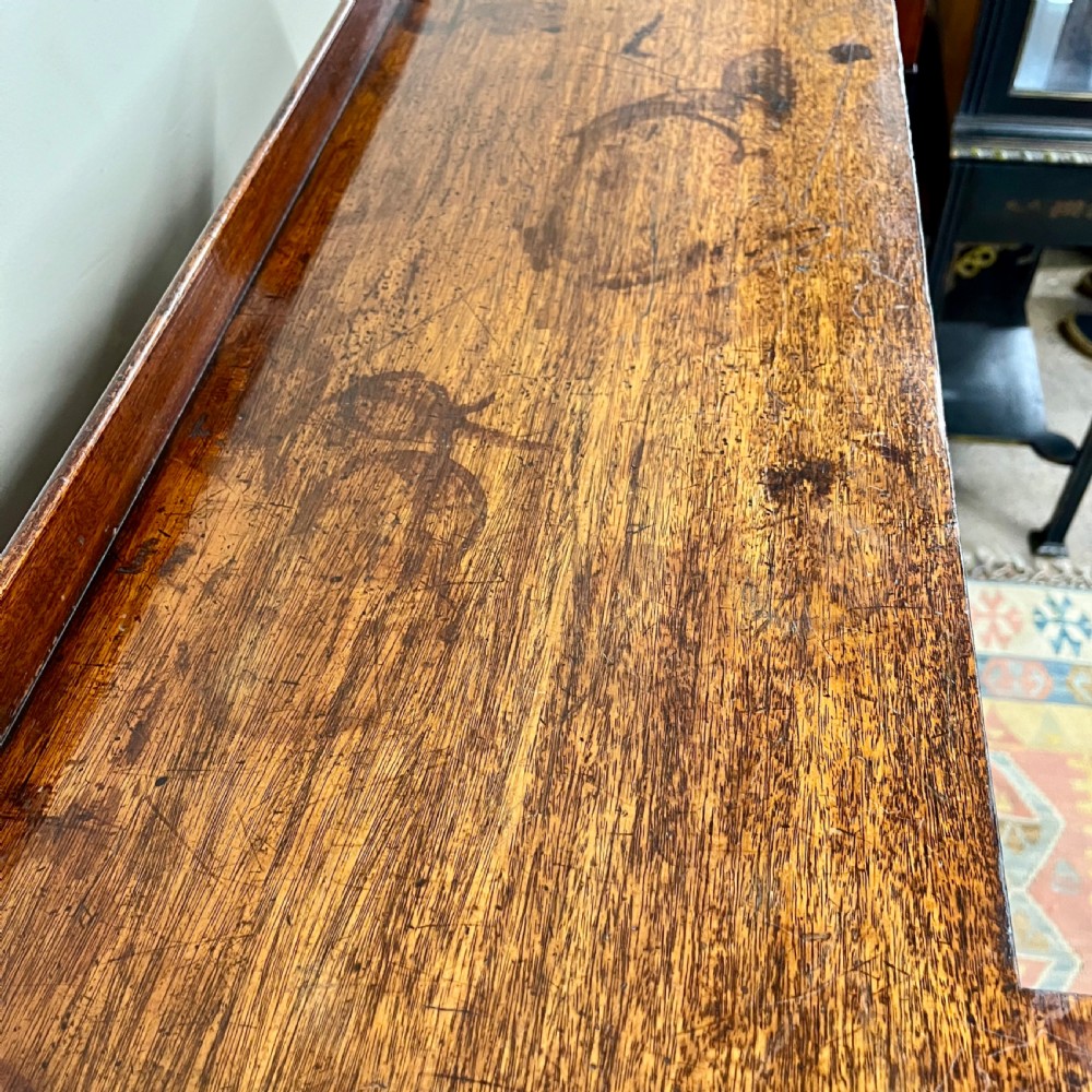 19th century mahogany open bookcase View XI