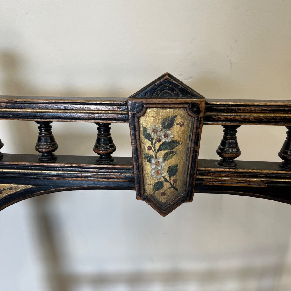 19th century ebonised aesthetic movement chair View III