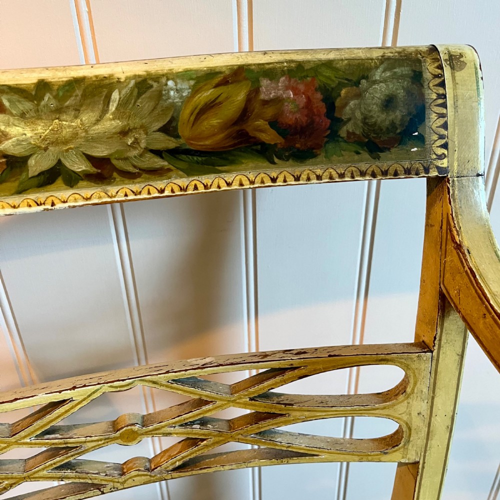 Regency painted chair View V