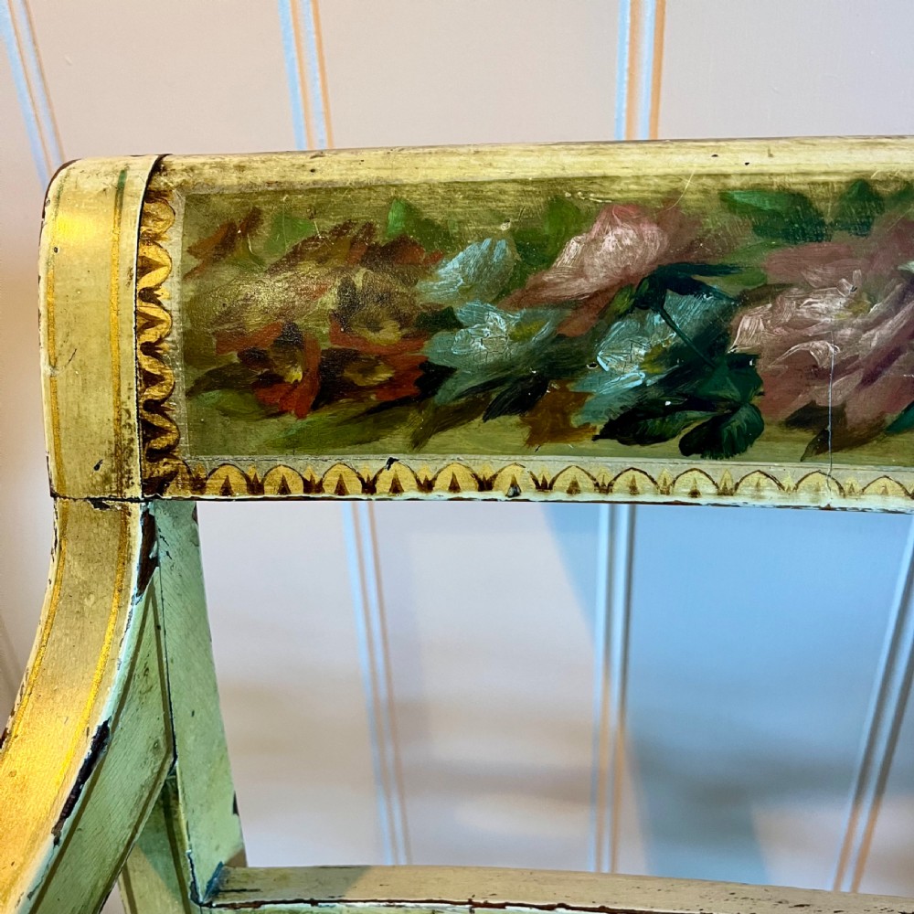 Regency painted chair View VI