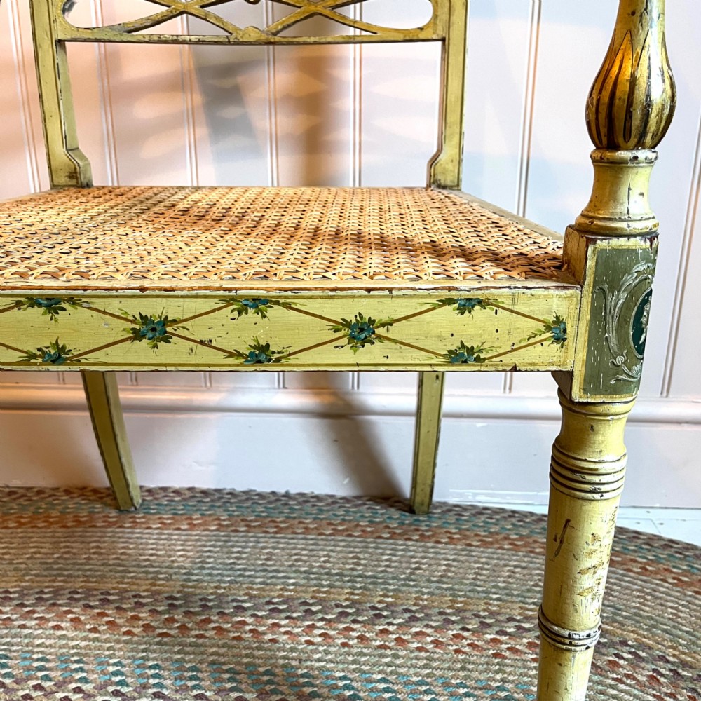 Regency painted chair View VII