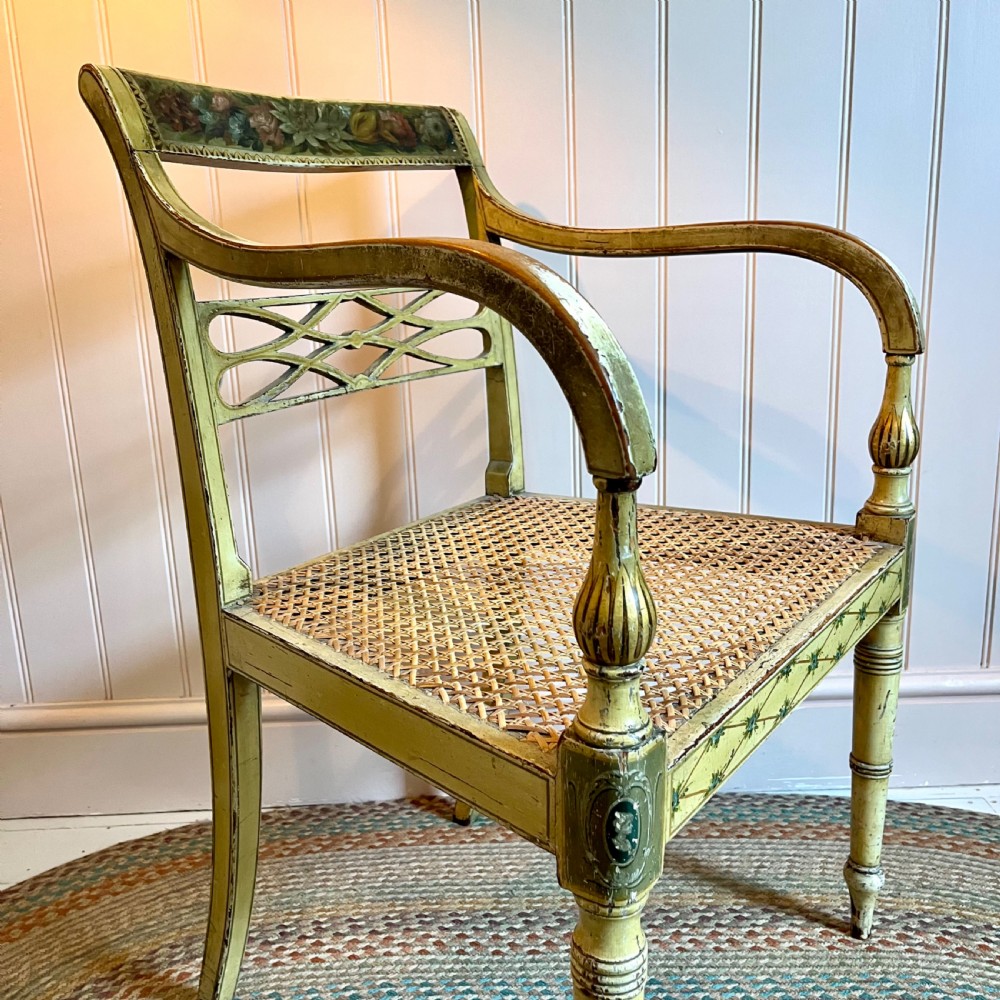 Regency painted chair View VIII