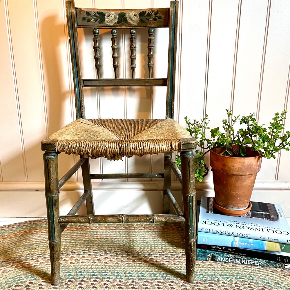 Regency painted chair