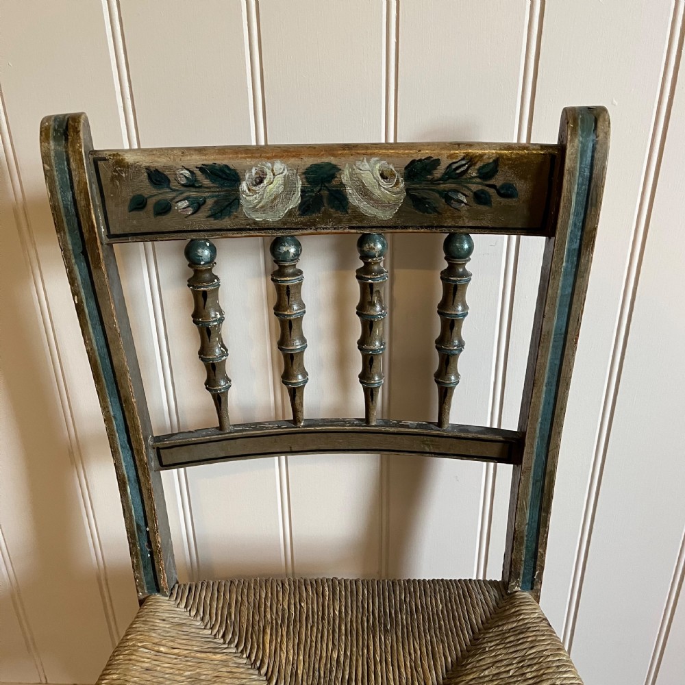 Regency painted chair View VII