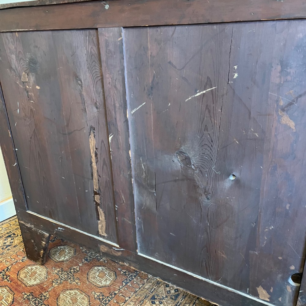 Georgian serpentine chest of drawers View XIII
