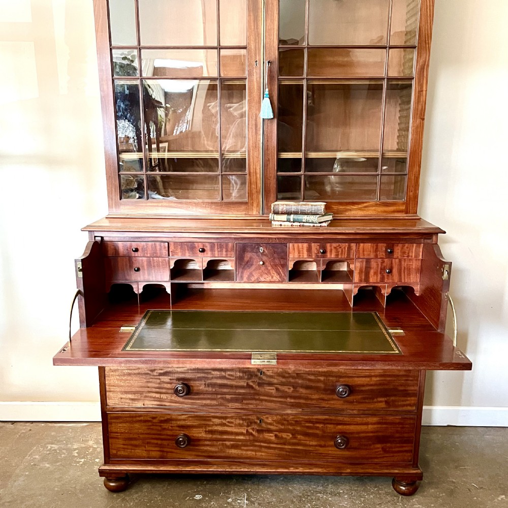 George IV secretaire bookcase View V