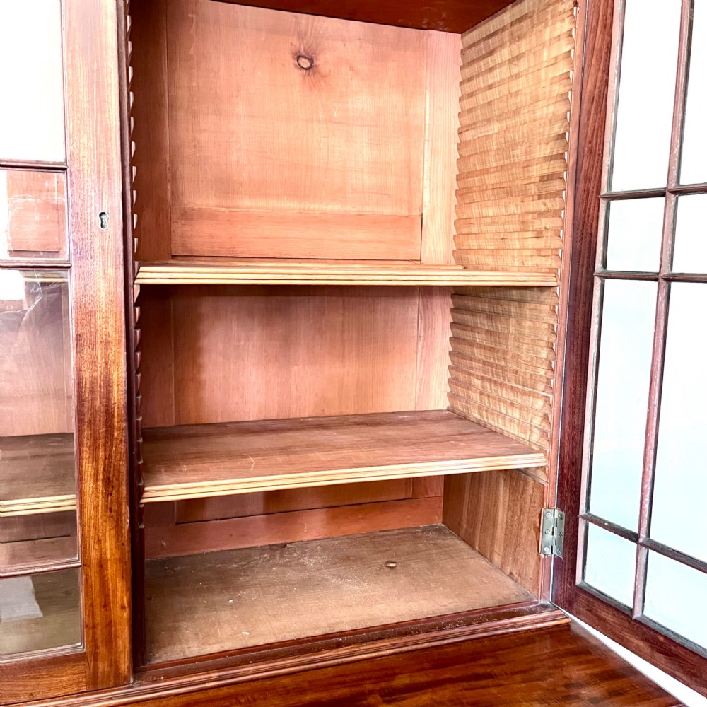 George IV secretaire bookcase View VII
