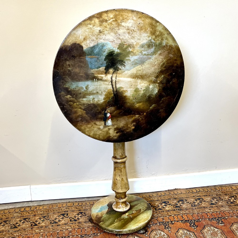 Regency tilt top occasional table  View II