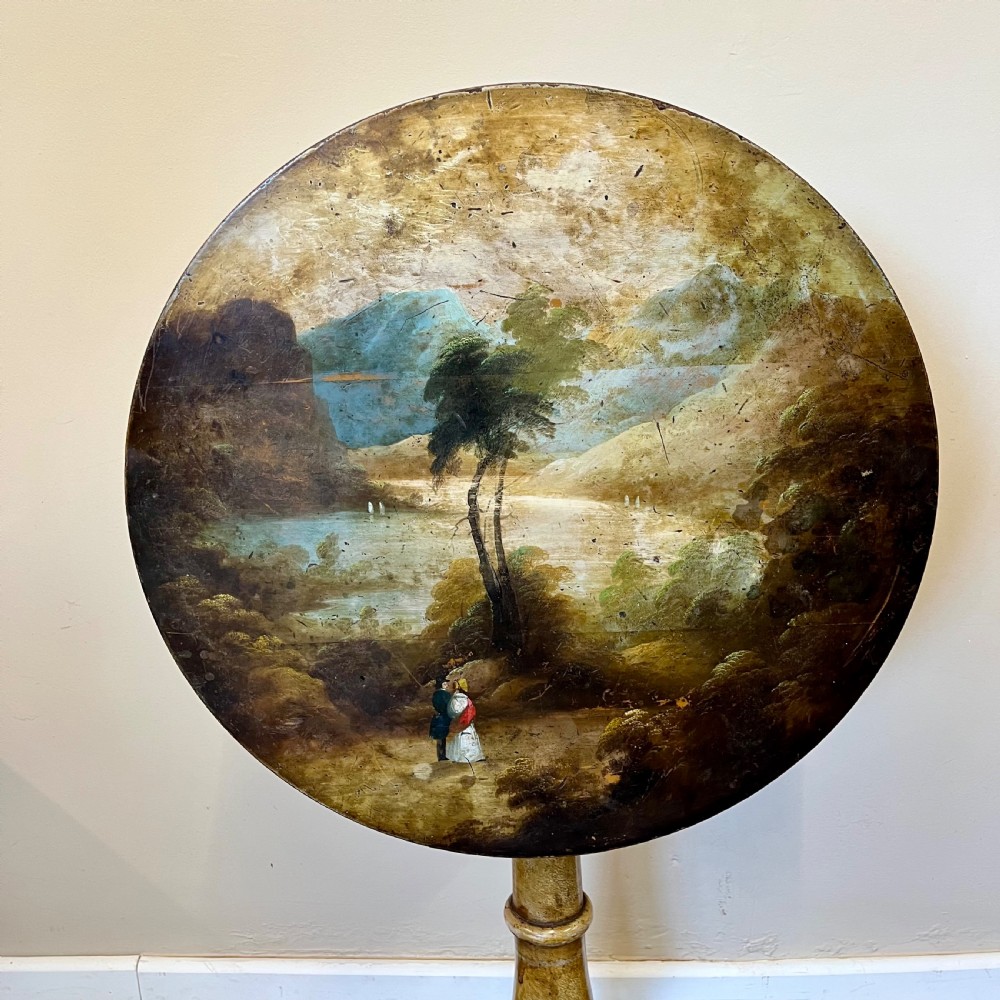 Regency tilt top occasional table  View III