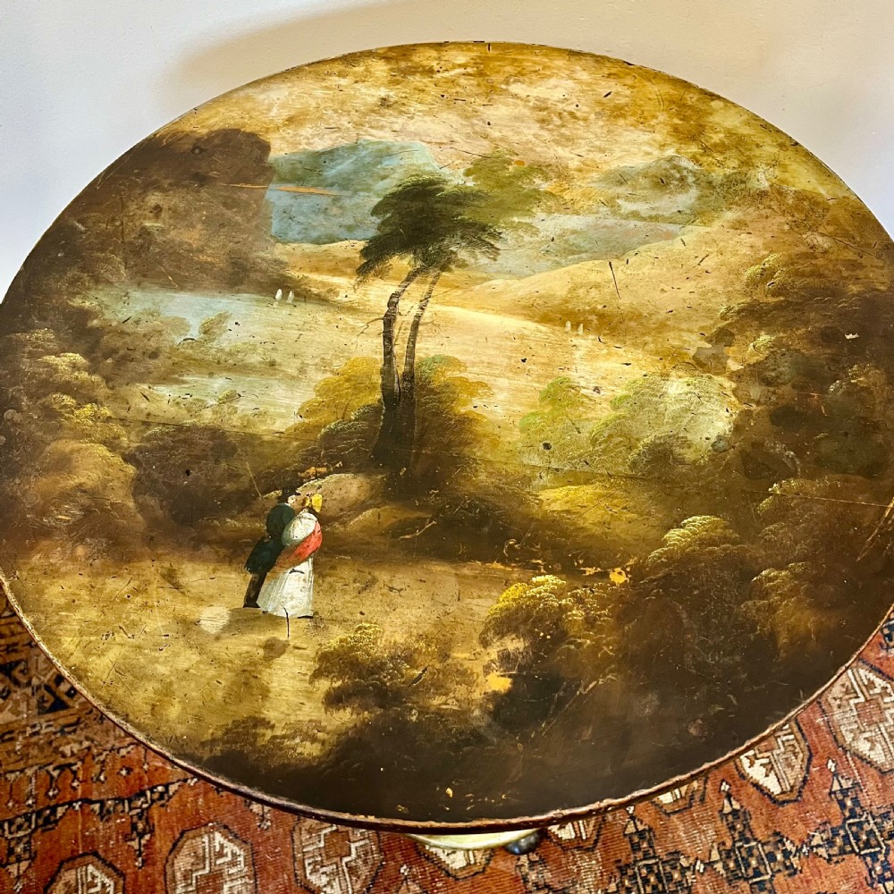 Regency tilt top occasional table  View VI