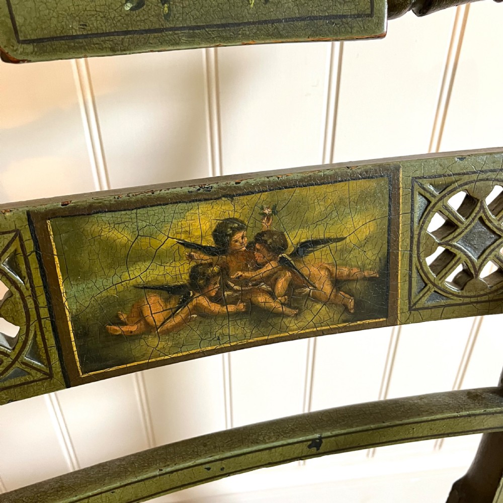 Regency painted chair View IV