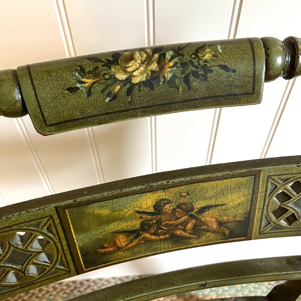 Regency painted chair View V