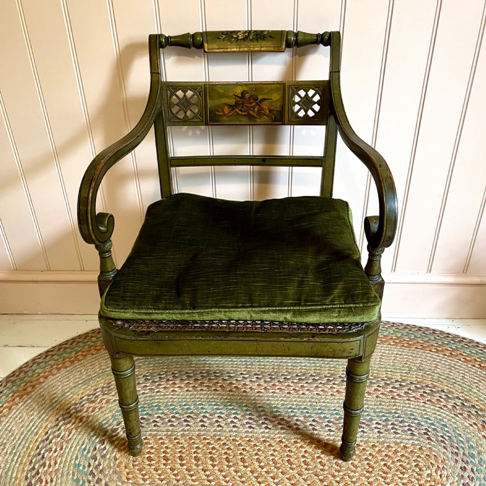 Regency painted chair View VII