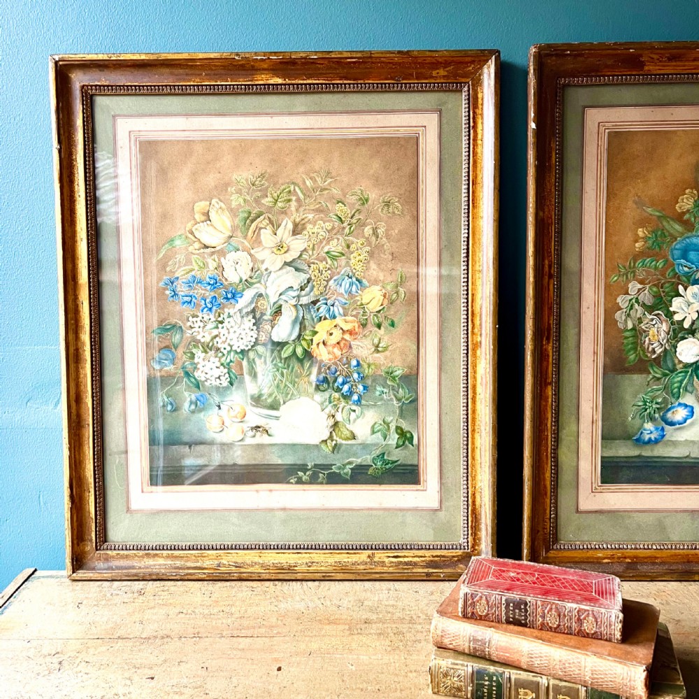 Pair of 19th century English school watercolours View VII