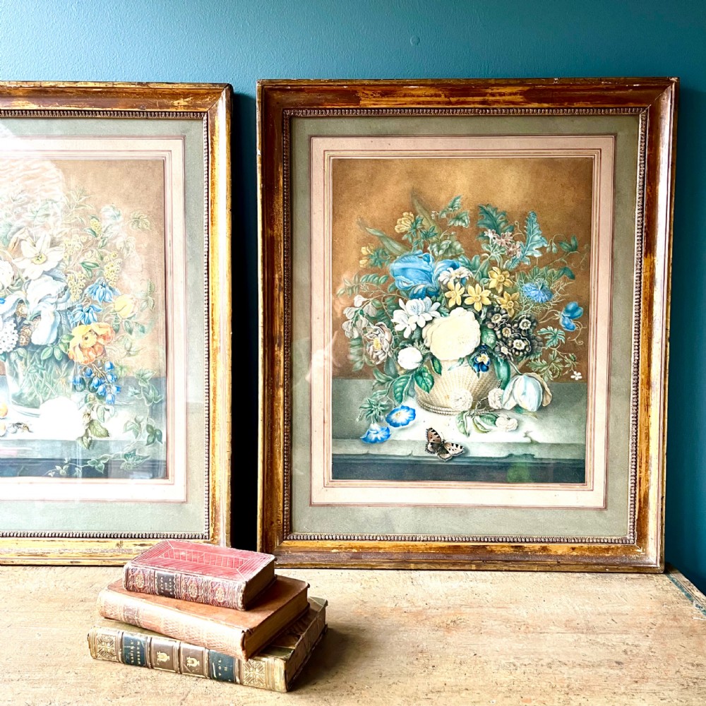 Pair of 19th century English school watercolours View VIII