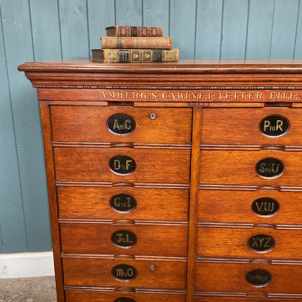 19th century Amberg filing cabinet View III
