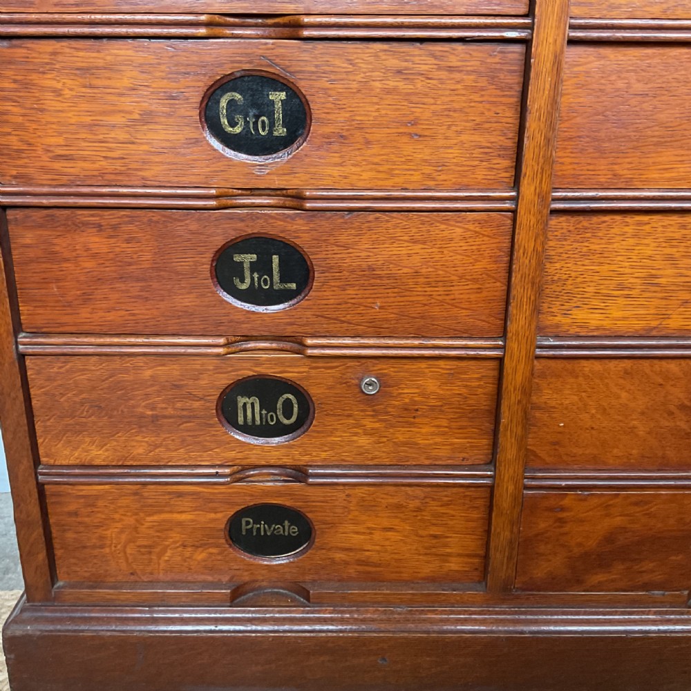 19th century Amberg filing cabinet View VI