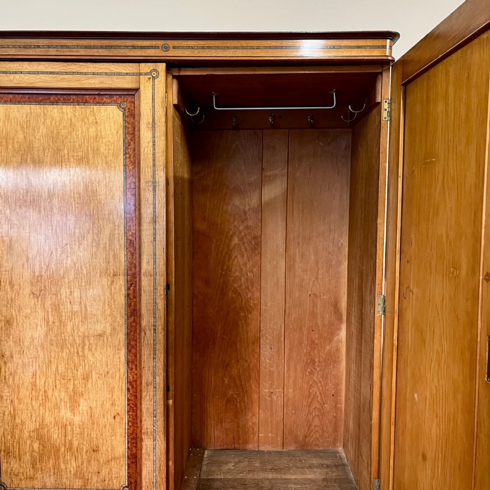 19th century faux maple wardrobe View VI