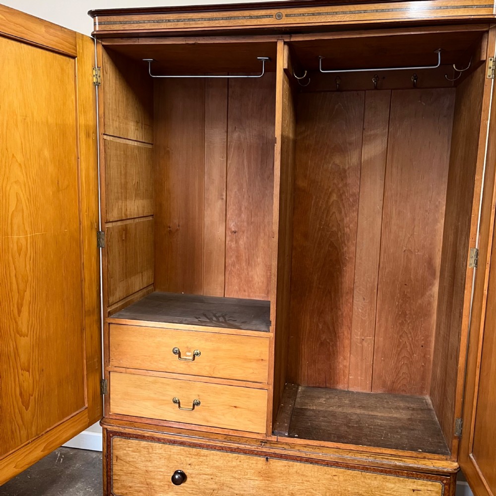 19th century faux maple wardrobe View VII