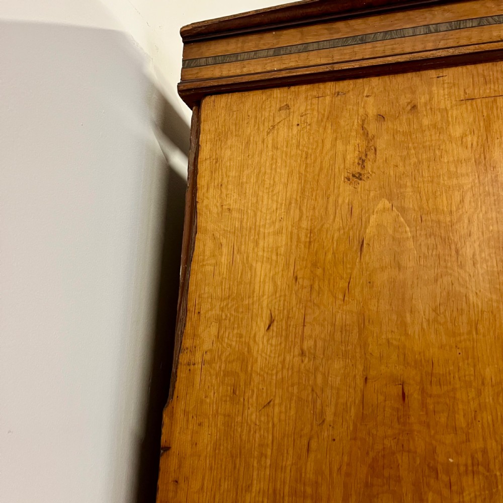 19th century faux maple wardrobe View X