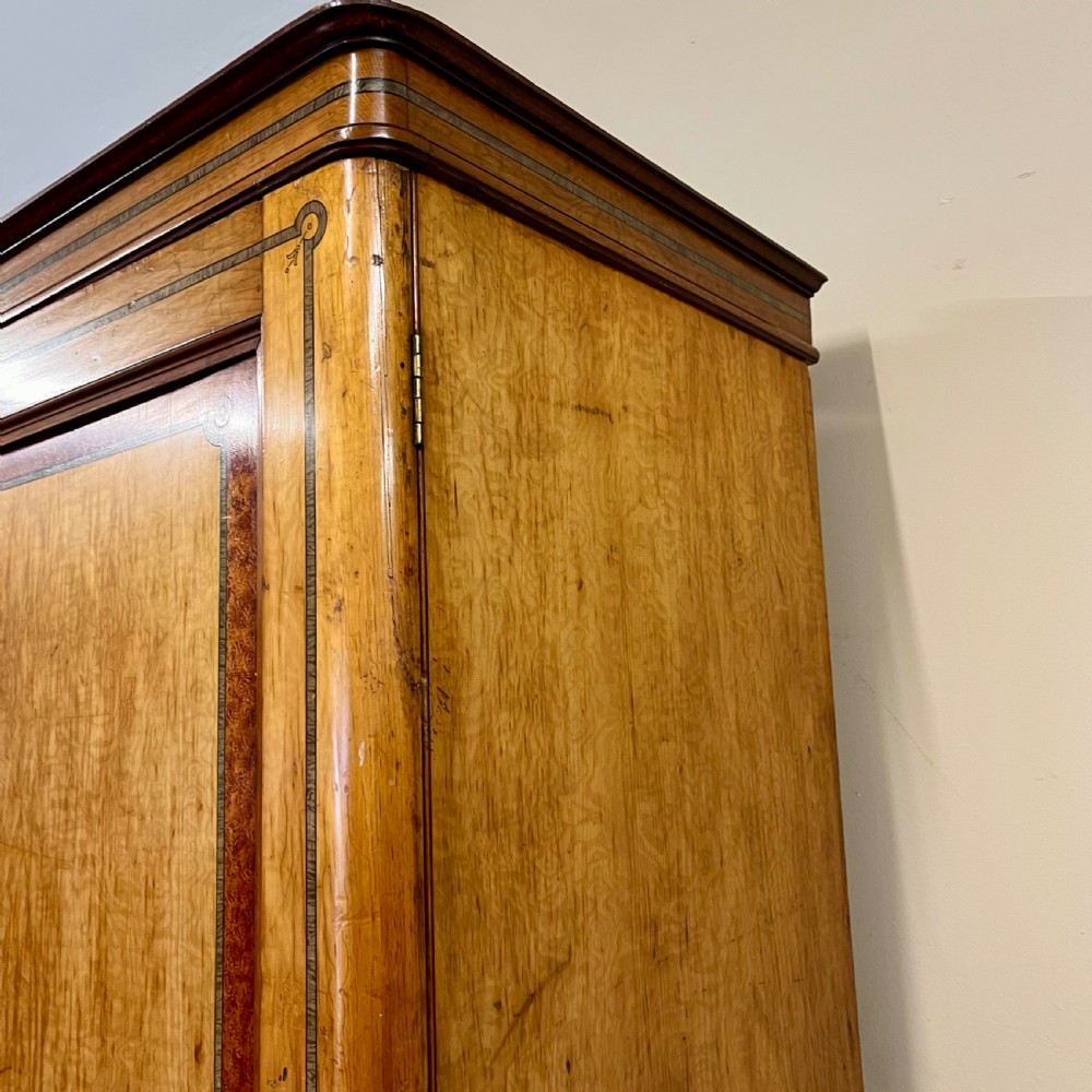 19th century faux maple wardrobe View XI