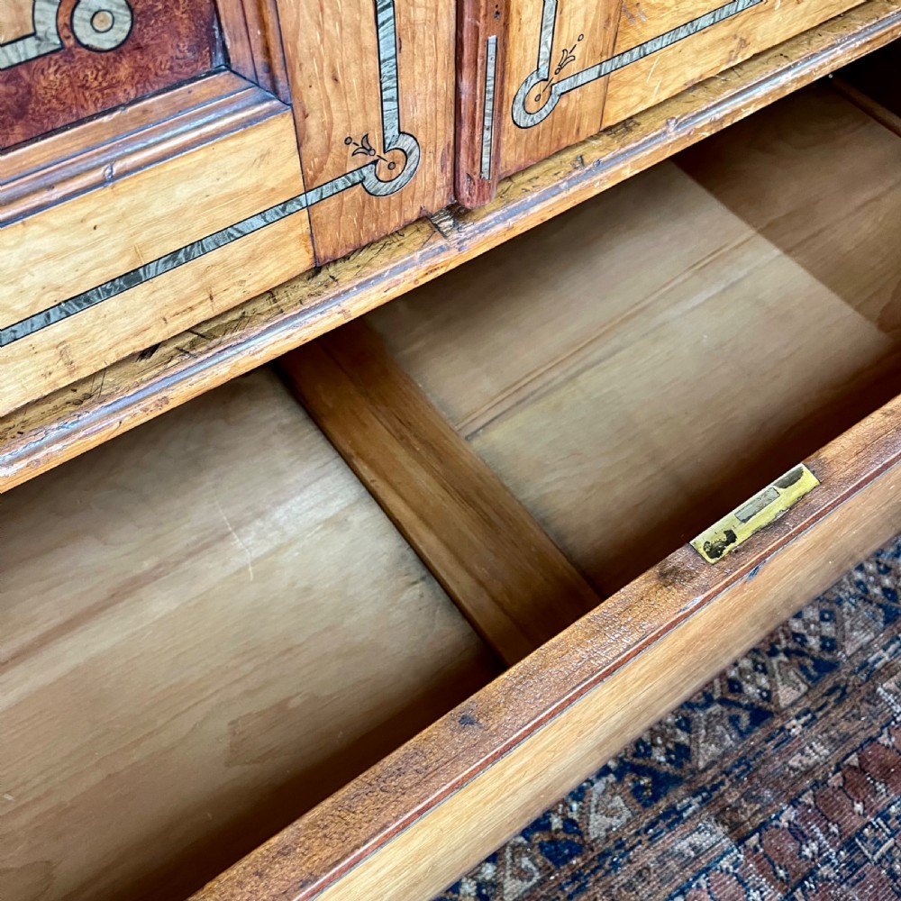 19th century faux maple wardrobe View XII