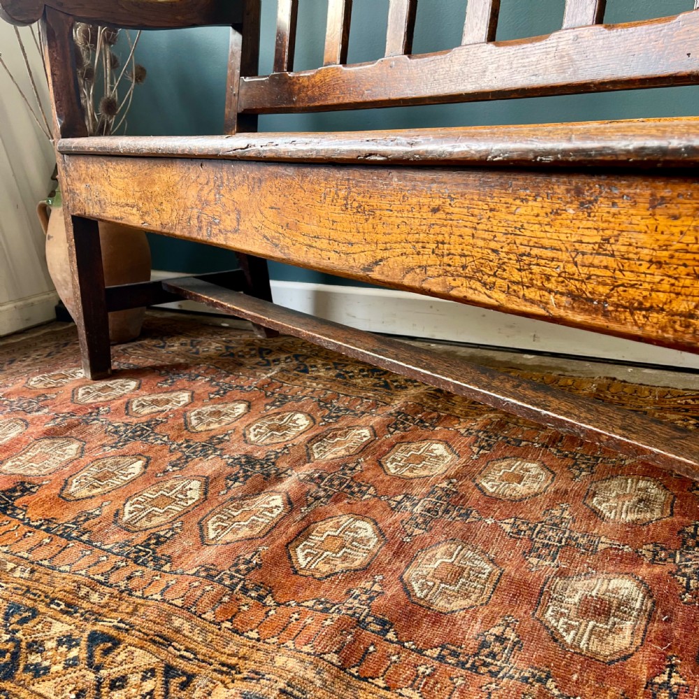 Georgian oak bench View VI