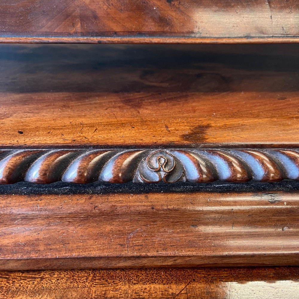 19th century mahogany toilet mirror  View IV