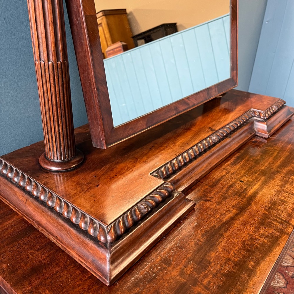 19th century mahogany toilet mirror  View VII