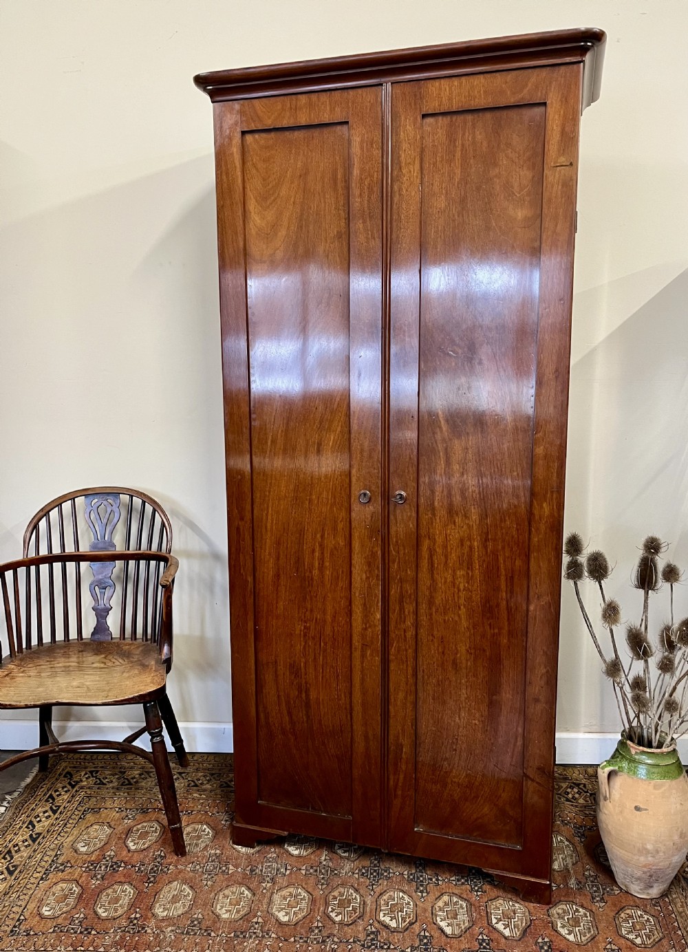 Mahogany hall cupboard