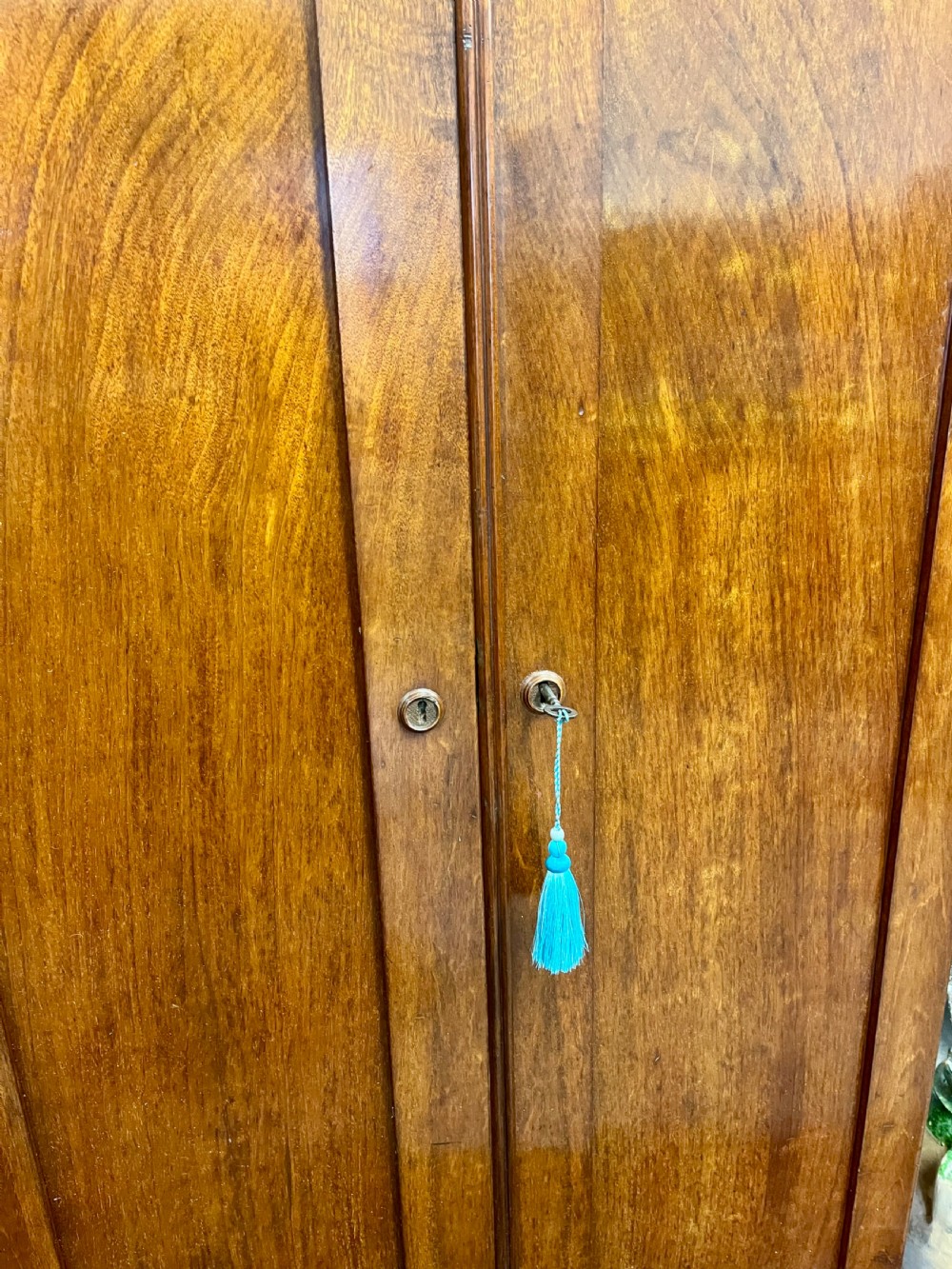 Mahogany hall cupboard View II
