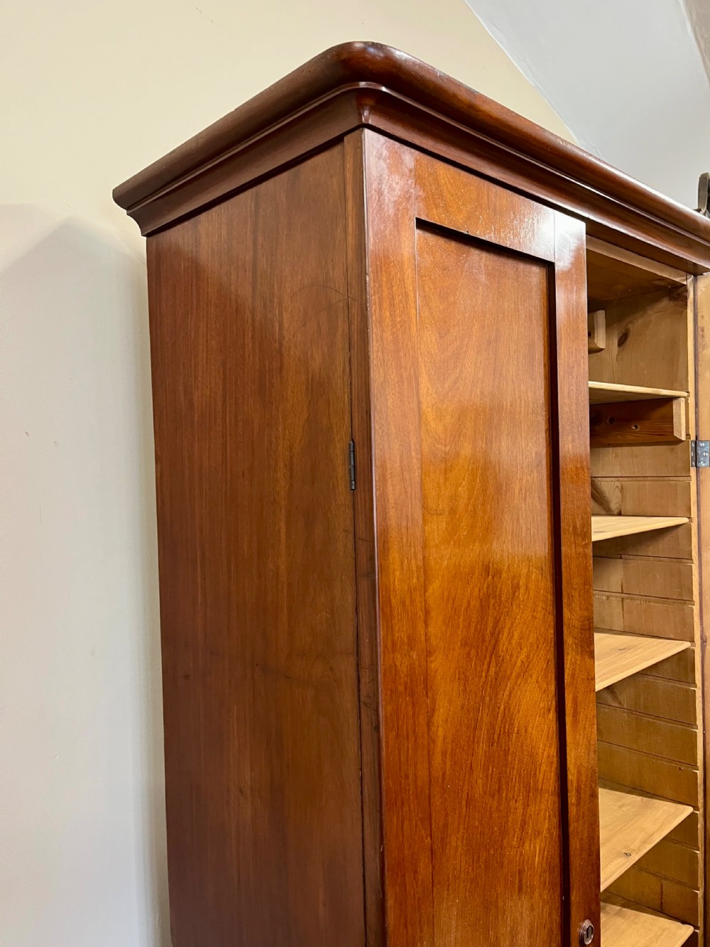 Mahogany hall cupboard View VII