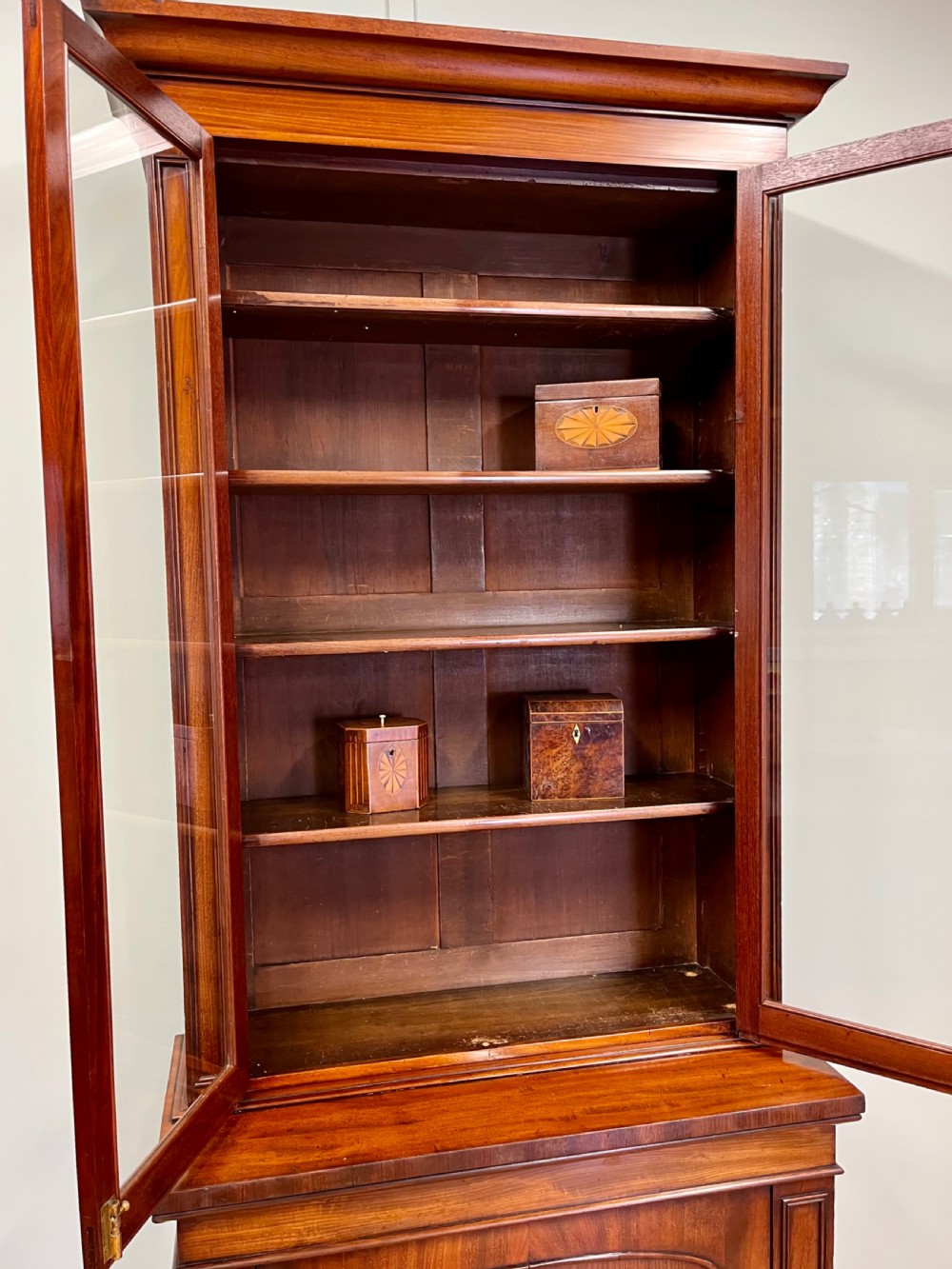 19th century glazed bookcase View III