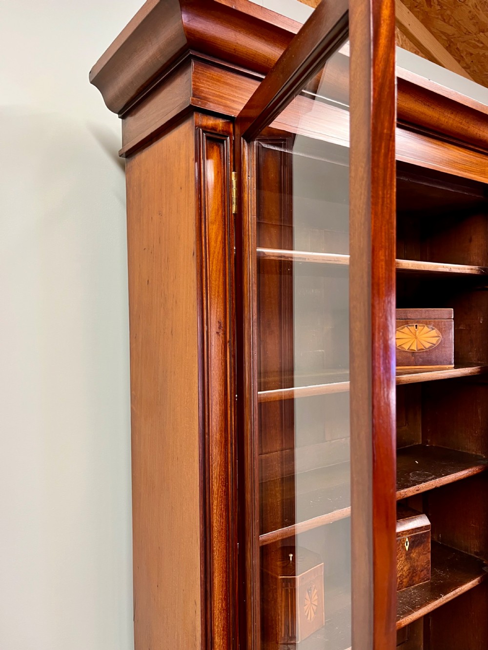 19th century glazed bookcase View VIII