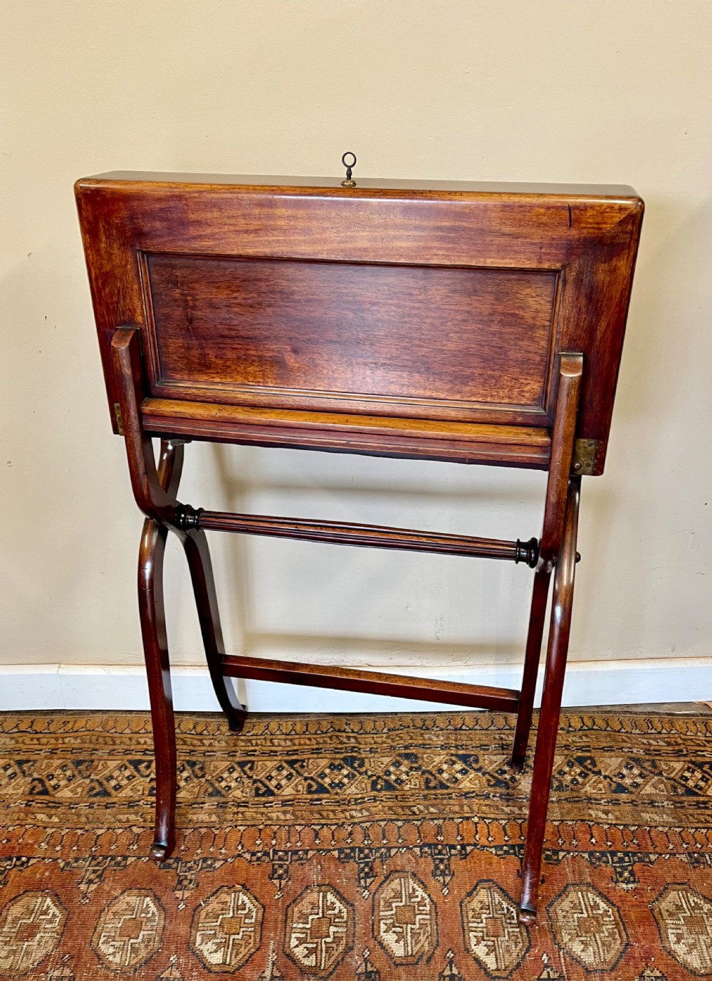 19th century campaign folding desk View III
