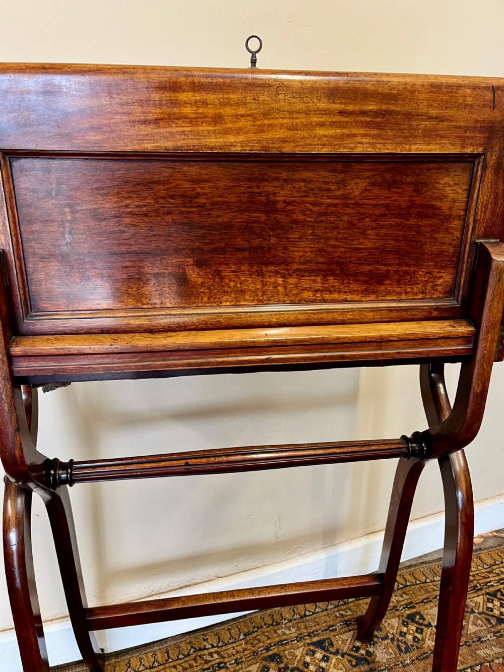 19th century campaign folding desk View V