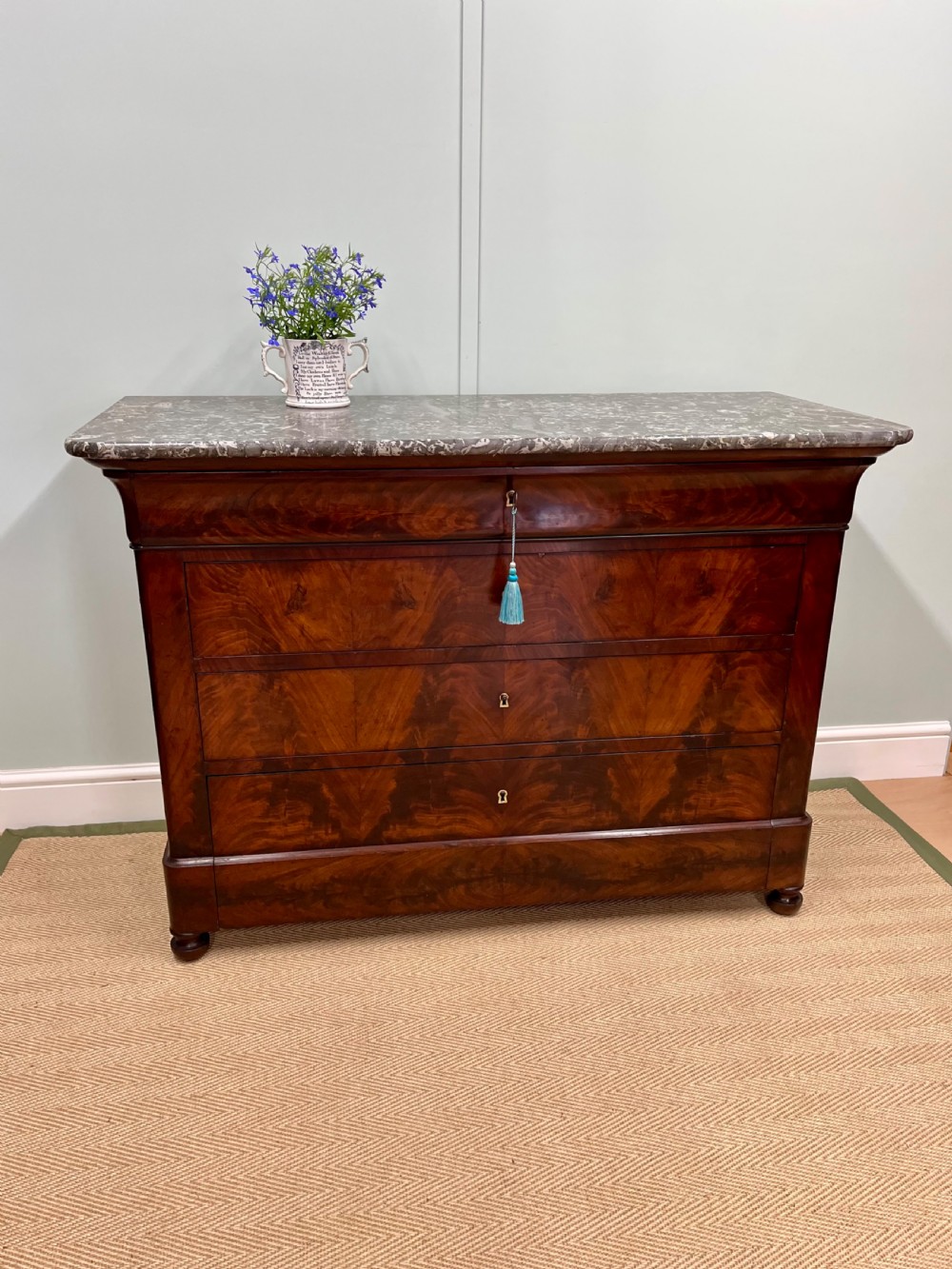 19th century French chest of drawers. View II