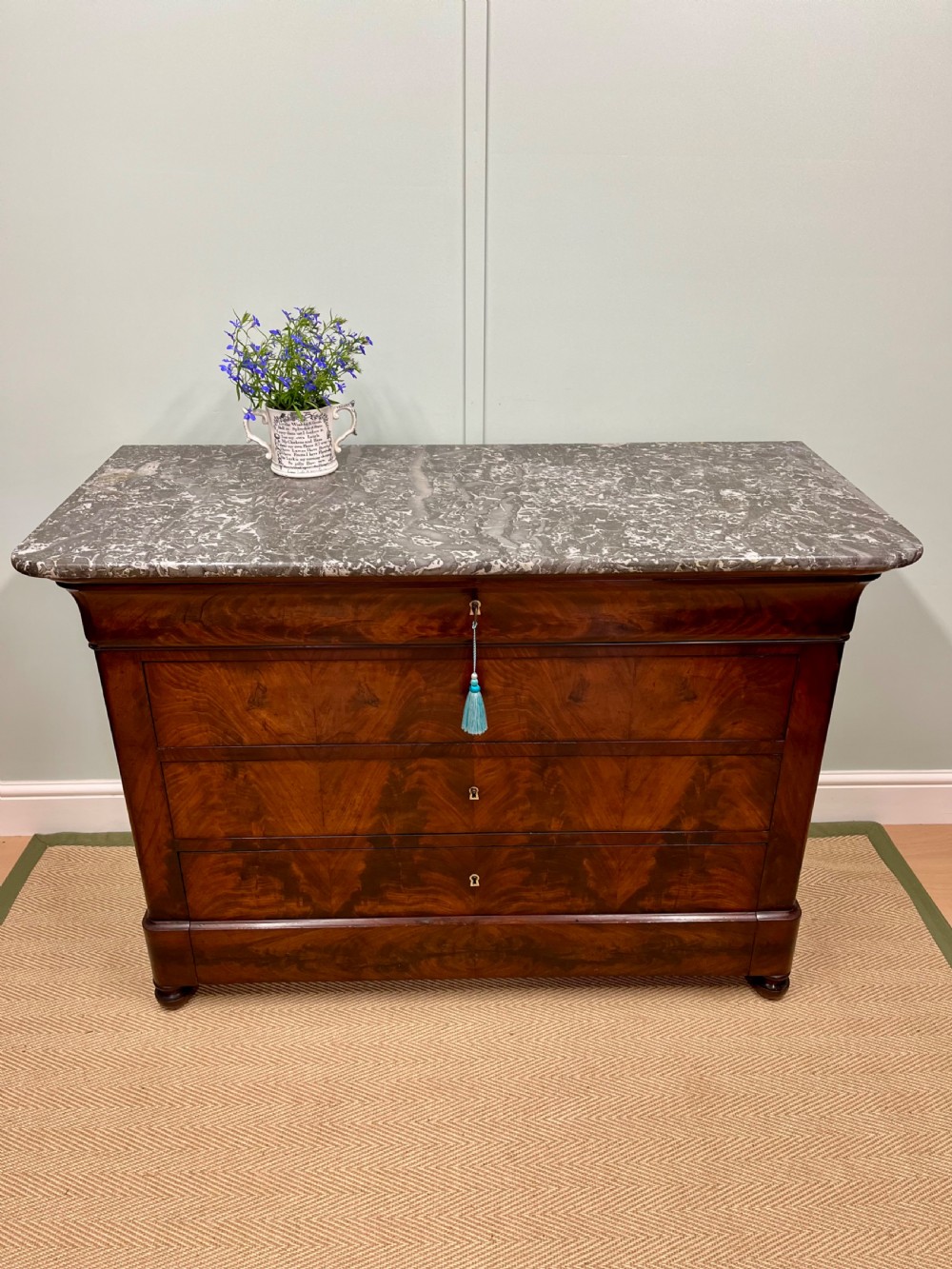 19th century French chest of drawers. View III