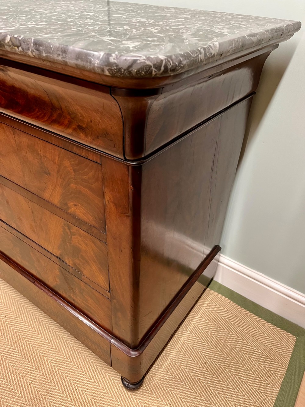 19th century French chest of drawers. View IX