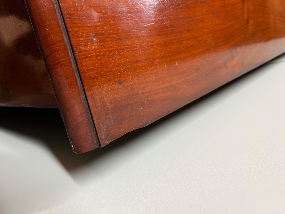 19th century mahogany and walnut chest of drawers View V